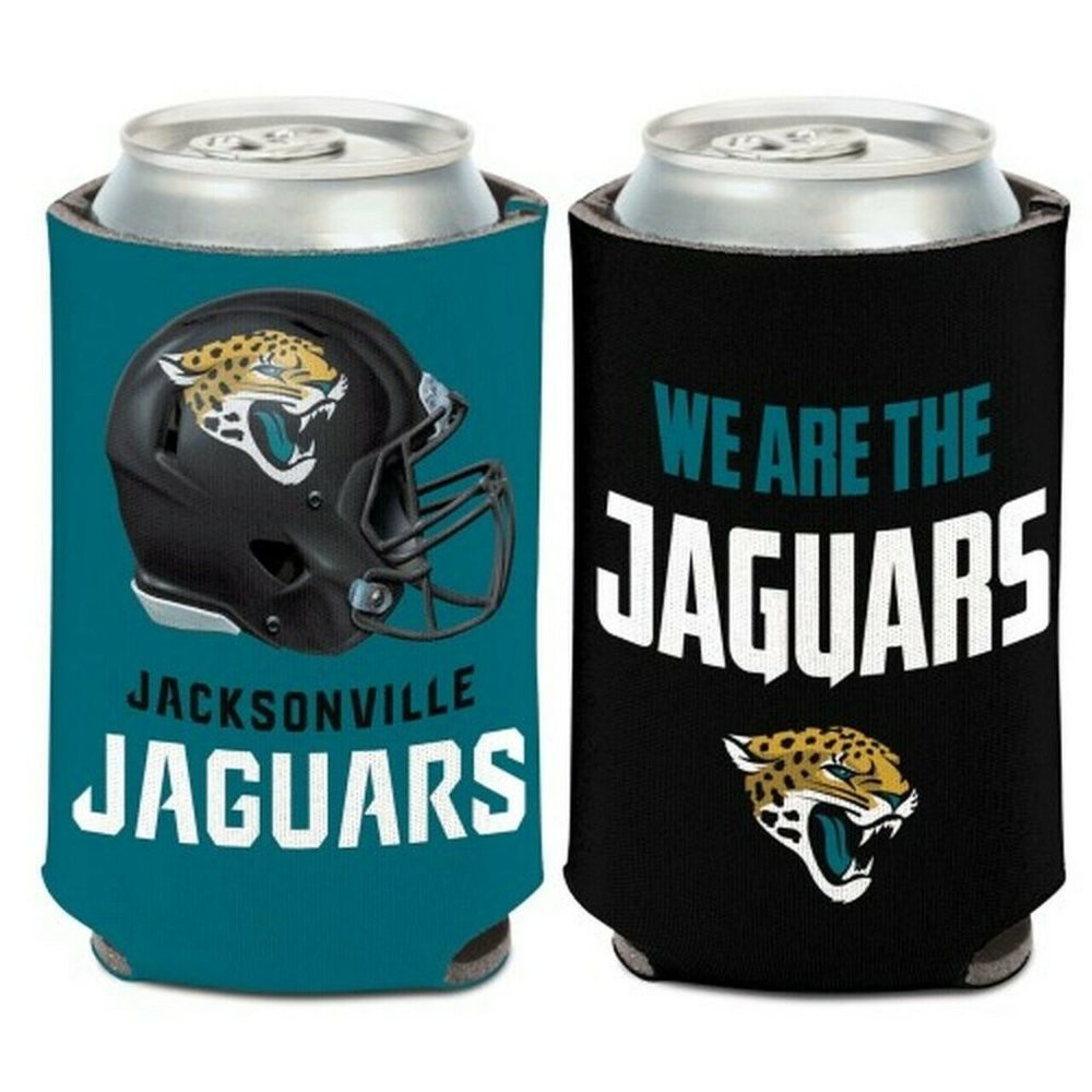Jacksonville Jaguars Can Cooler Slogan Design 12oz Collapsible Koozie - Wincraft